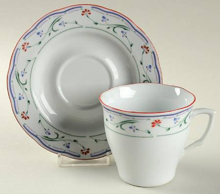 Grace Flat Cup & Saucer Set