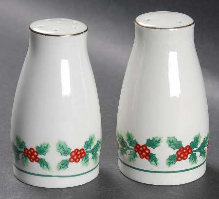 Christmas Greeting Salt & Pepper Set