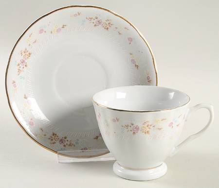 Princess Footed Cup & Saucer Set