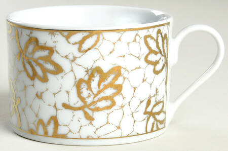 Gold Lace Flat Cup by Gabbay