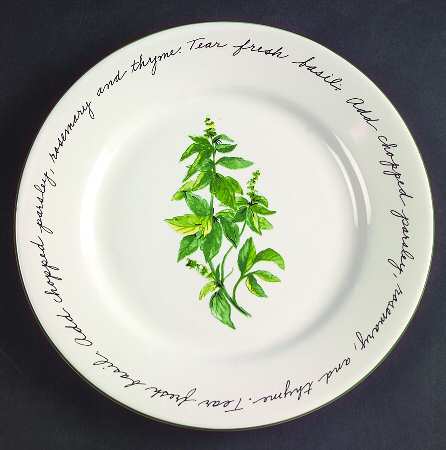 Herb Gardens Salad Plate