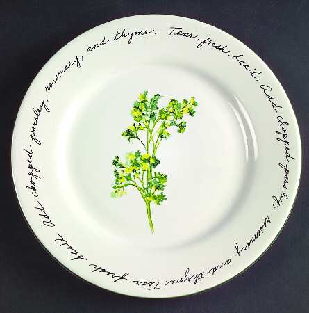 Herb Gardens Salad Plate