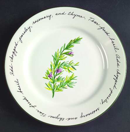 Herb Gardens Salad Plate