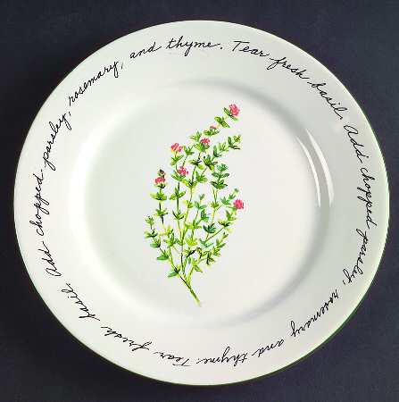 Herb Gardens Salad Plate