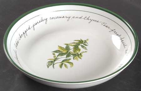 Herb Gardens 8" Individual Pasta Bowl