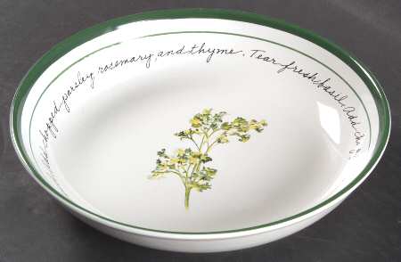 Herb Gardens 8" Individual Pasta Bowl