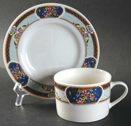 Rodeo Drive Flat Cup & Saucer Set