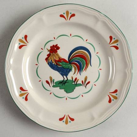 Rooster Salad Plate