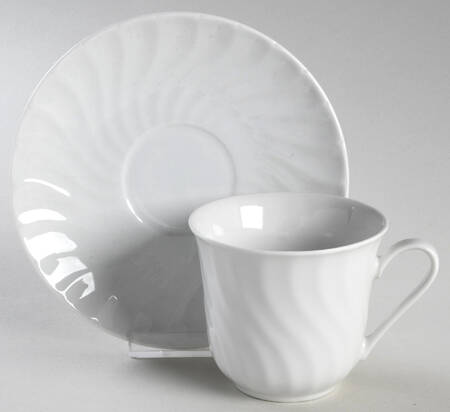 Flat Cup & Saucer Set