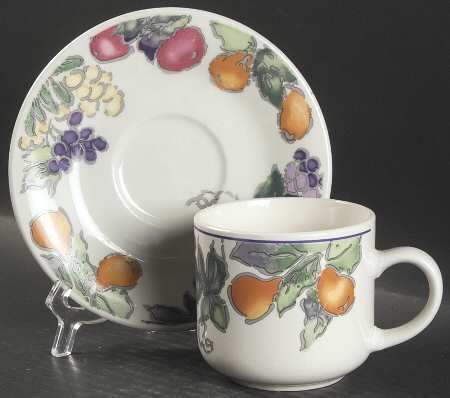 Sorbet Flat Cup & Saucer Set