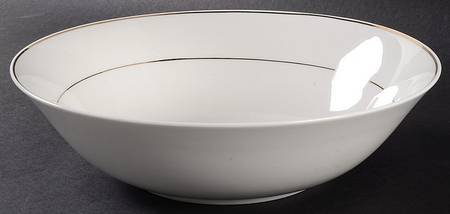 Tuxedo Gold 9" Round Vegetable Bowl