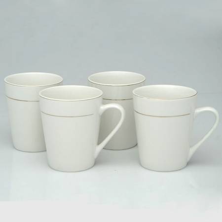Tuxedo Gold Mug - Set of 4