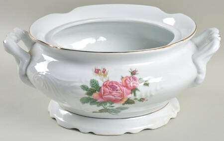 Victorian Rose Tureen No Lid