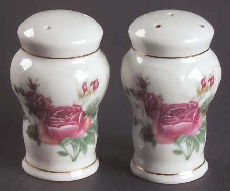 Victorian Rose Salt & Pepper Set