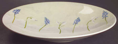 Alice 12" Shallow Round Bowl
