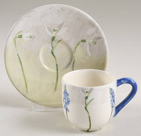Alice Flat Demitasse Cup & Saucer Set