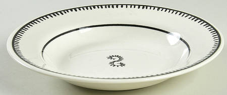 Alize White Rim Soup Bowl