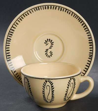 Alize Yellow Flat Cup & Saucer Set