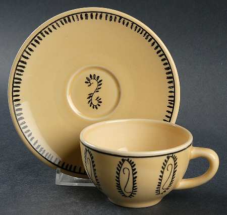 Alize Yellow Flat Demitasse Cup & Saucer Set