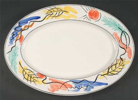 Arles 15" Oval Serving Platter