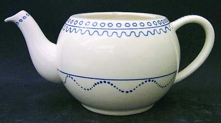 Aurelie Blue Teapot No Lid