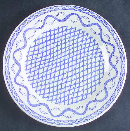 Aurelie Blue Salad/Dessert Plate