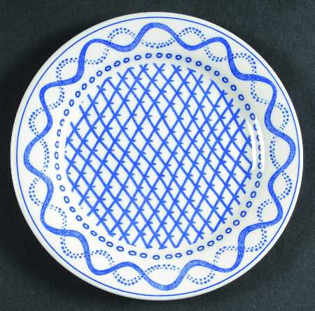 Aurelie Blue Bread & Butter Plate