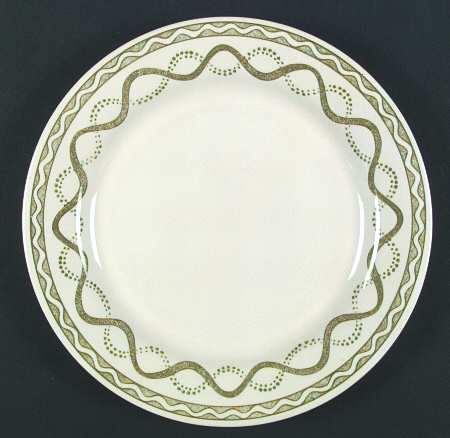 Aurelie Green Dinner Plate