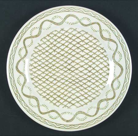 Aurelie Green Salad Plate