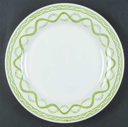 Aurelie Green Dinner Plate