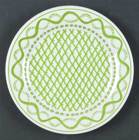 Aurelie Green Bread & Butter Plate