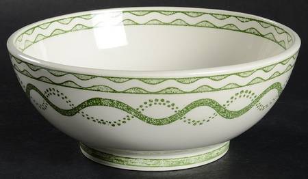 Aurelie Green Coupe Cereal Bowl