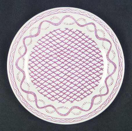 Aurelie Pink Salad/Dessert Plate