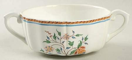 Au Sainfoin Flat Cream Soup Bowl