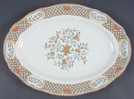 Au Sainfoin 13" Oval Serving Platter