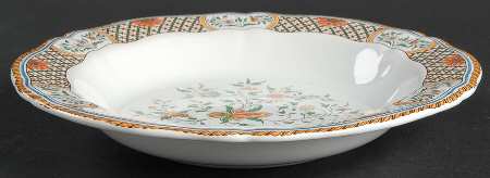 Au Sainfoin Large Rim Soup Bowl