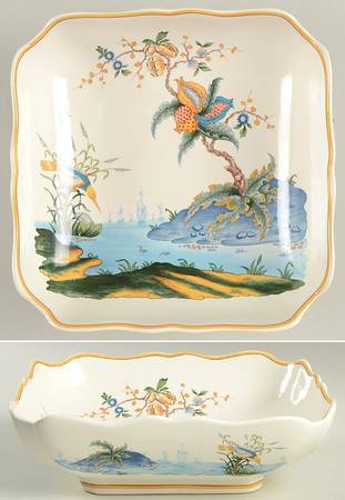 Caraibes 9" Square Vegetable Bowl