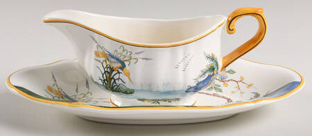 Caraibes Gravy Boat & Underplate/Relish