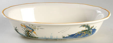 Caraibes 9" Oval Vegetable Bowl