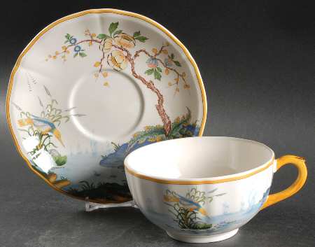 Caraibes Breakfast Cup & Saucer Set