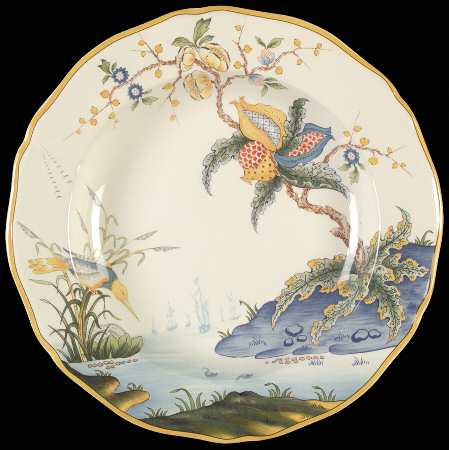 Caraibes Deep Round Platter