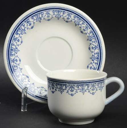 Cheverny Flat Cup & Saucer Set