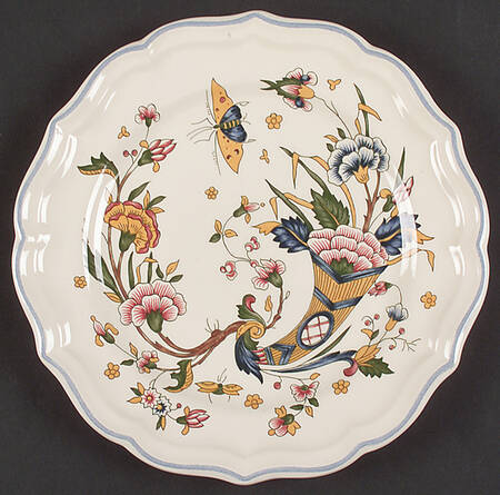 Corne D'Abondance Dessert Luncheon Plate