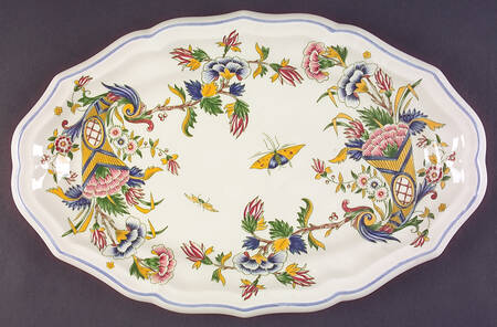 Corne D'Abondance 16" Oval Serving Platter