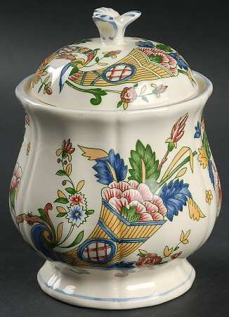Corne D'Abondance Sugar Bowl & Lid