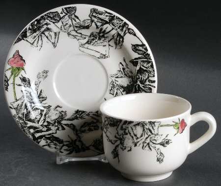 Esquisse Flat Cup & Saucer Set