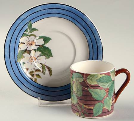 Evasion Flat Demitasse Cup & Saucer Set