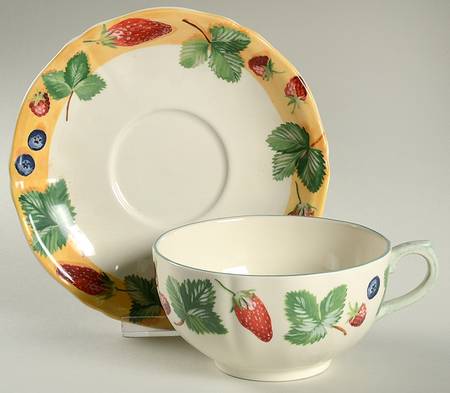 Farandole Breakfast Cup & Saucer Set