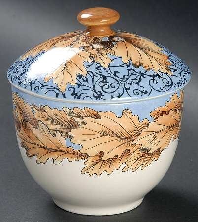 Feuilles De Chene Sugar Bowl & Lid