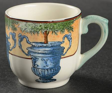 Les Jardins D'Eau Flat Demitasse Cup